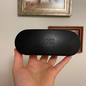 Hugo Boss Matte Black Eyewear Case